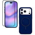 thumbnail image 1 of Silicone Magnetic Case for iPhone 17 Pro,Shockproof Slim Cover Full Covered Camera Protection Slim Drop Proof Durable Protective Cases - Navy, 1 of 7