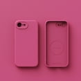 thumbnail image 1 of Silicone Magnetic [Compatible with MagSafe] Designed for iPhone 16e Case, Luxury Lightweight Slim Fit Soft Skin Friendly Phone Cover for Women Men for iPhone 16e - Rose, 1 of 6