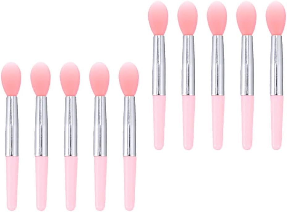 Silicone Makeup Applicator Lip Mask Applicator 10pcs Silicone Lip Brush