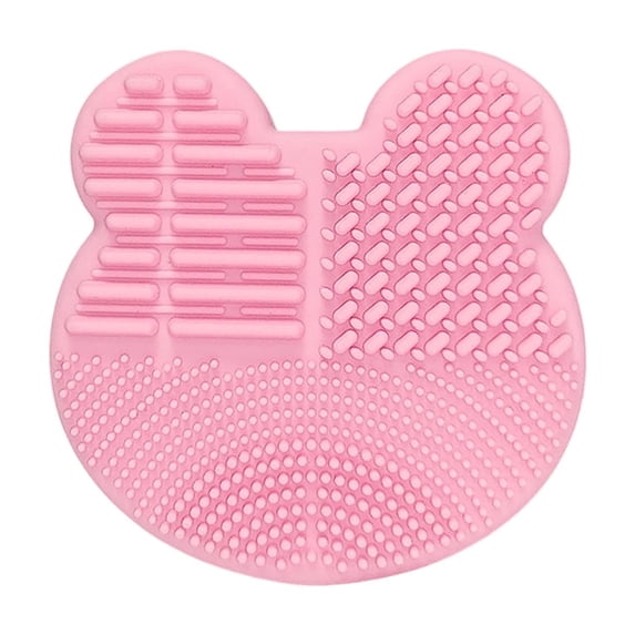 Silicone Makeup Brush Cleaning Pad with Sponge 2-in-1 Brush Holder and ...