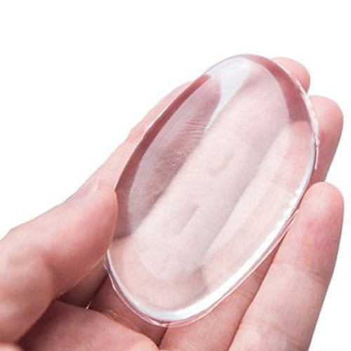 Silicone Makeup Sponge Foundation Makeup and Puff BB - Cosmetic Beauty Tools Blender Clear 2 Pack