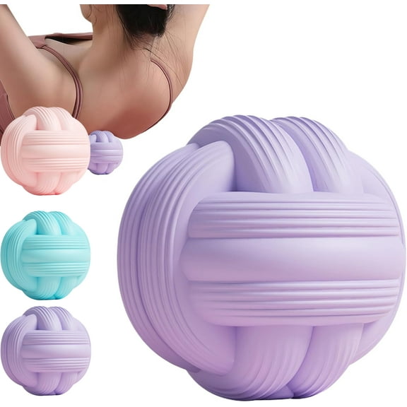 Silicone Massage Roller - Compact Flex Relief Ball, Durablee Elastic Texture, Device, Portable Handheld Design | Gym Recovery Accessory, Foot Equipment, Outdoor Training Aid