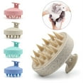 thumbnail image 1 of Silicone Massager Scalp Brush Shampoo Massage Comb Shower Head Hair Washing Tool, 1 of 8