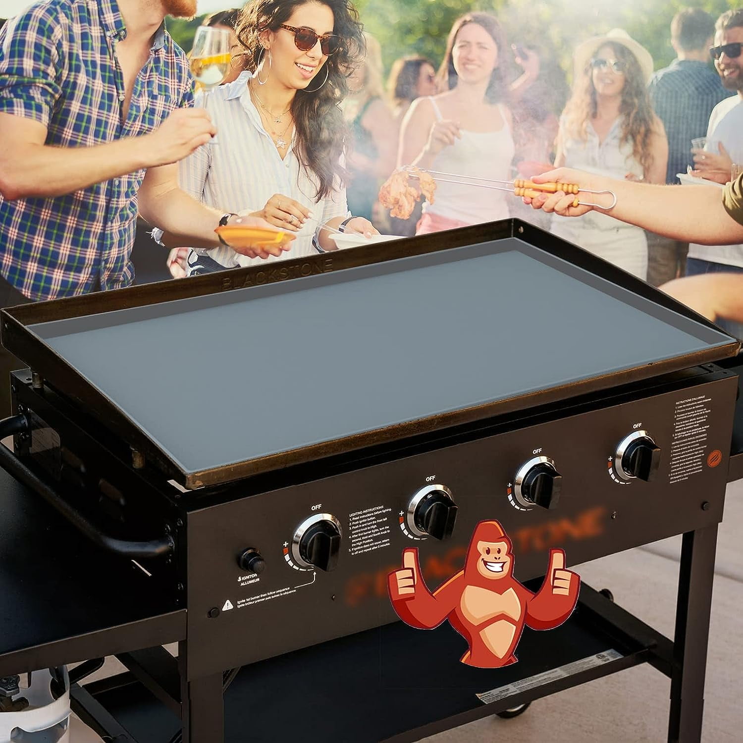 Silicone Mat for Blackstone Griddle Top, 100 Silicone Protective Mat