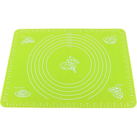 Silicone Mat, Silicone Baking Sheet Silicone Cookie Sheet NonStick Baking Mat Silicone Used For Family Kitchen 1 X Silicone Mat(green)
