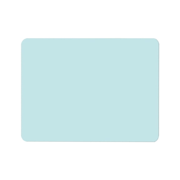Silicone Mat, Small Dish Drying Mat, 15.8" x 11.8", Non-Slip Heat Resistant, Kitchen Counter Mats, Waterproof Countertop Light Blue
