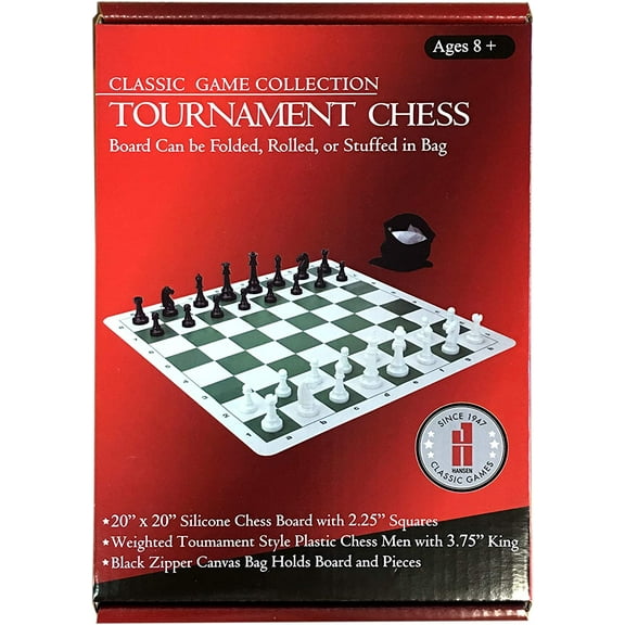 Silicone Mat Tournament Chess Set