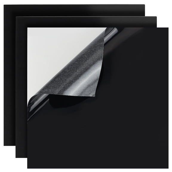 Silicone Mats Heat Resistant Placemat Square Black 300x300x1mm for diy