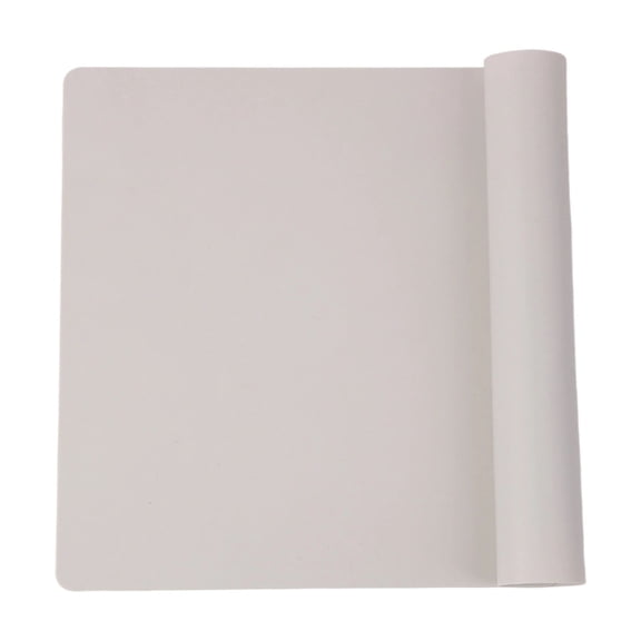 Silicone Mats for Kitchen Counter, Silicone Countertop Protector, Nonskid Heat Resistant Desk Saver Pad – 15.74X11.81 Inch Reusable Non Stick Pastry Baking Placemats for Baking Supplies(Light Ashy)
