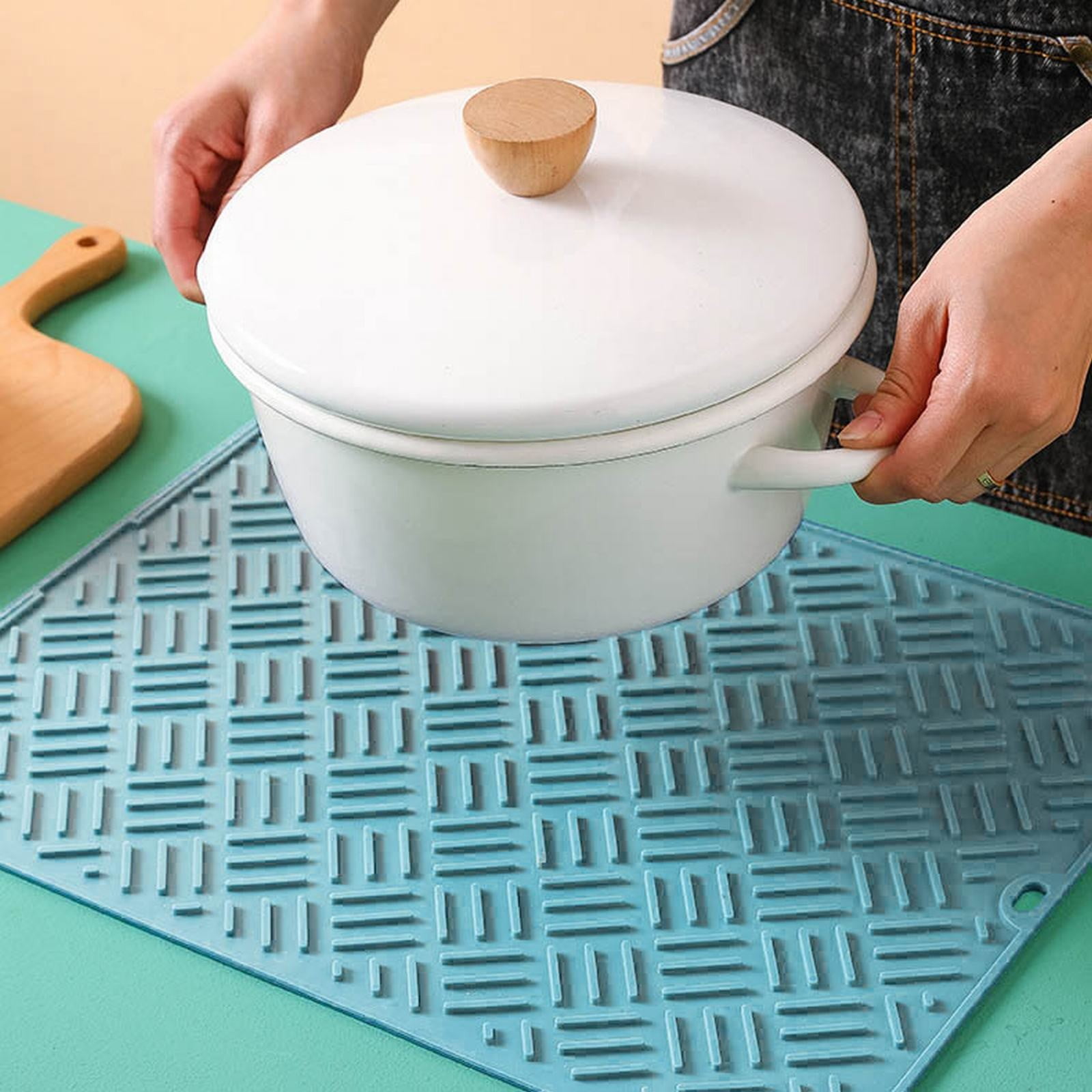 Silicone Mats Pot Holders Multi Purpose Insulated Non Slip Heat Food