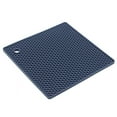 thumbnail image 1 of Silicone Mats, Silicone Pot Holders for Hot Pan and Pot Pads,Heat Resistant Counter Mats for Tables, Countertops, Spoon Rest and Large Coasters,Blue, 1 of 1