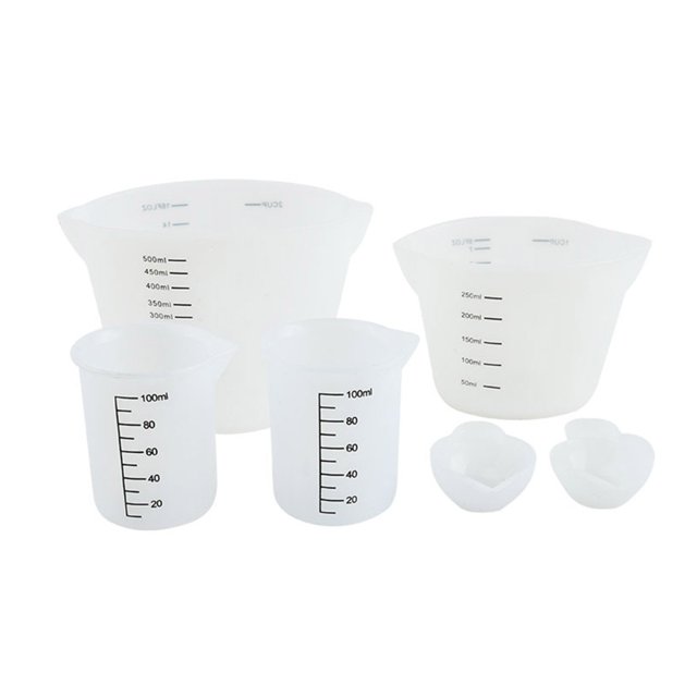Silicone Measuring Cup 6piece Set with Scale Baking Measuring Cup Tool