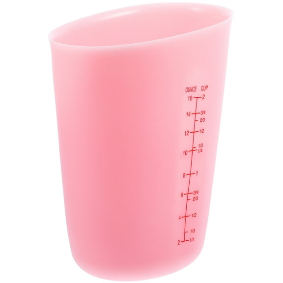 Silicone Measuring Cup Liquid Cups Practical Baking Kitchen Cooking Resin Water Jug