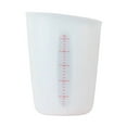thumbnail image 1 of Silicone Measuring Cups 250ml(8oz) Flexible Measure Melting Cups for Epoxy Resin Butter, BPA Free Chocolate Squeeze Pour Baking Cup Dishwasher Safe, White, 1 of 3
