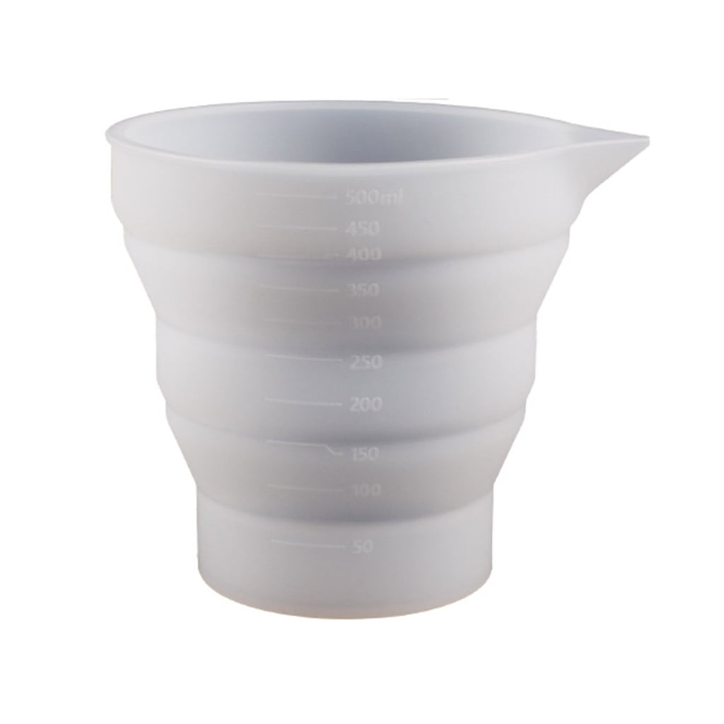 Silicone Measuring Tool Molds Dispensing Cup Clear Crystal Epoxy Resin ...
