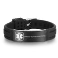 thumbnail image 1 of Silicone Medical Alert Bracelets for Men & Women Kids, Adjustable Medical ID Bracelets Wristband, 1 of 5