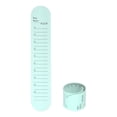 thumbnail image 1 of Silicone Memo Wrist Band 20cm 8 Inch Measure 237mm x 46mm Line Block, Light Blue, 2 Pieces, 1 of 6