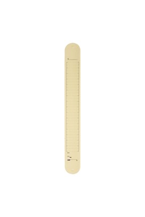 Silicone Memo Wrist Band 20cm 8 Inch Measure 238mm x 29mm Point Line, Yellow