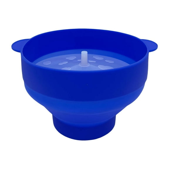 Silicone Microwave Popcorn Maker Bowl Heat Resistant No Oil Required Foldable Portable Snack Maker for Home Kitchen Use