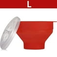 thumbnail image 1 of Silicone Microwave Popcorn Popper BPA  Collapsible Popcorn Bowl Microwavable Pop Corn Maker with Lid Dishwasher Safe, 1 of 10
