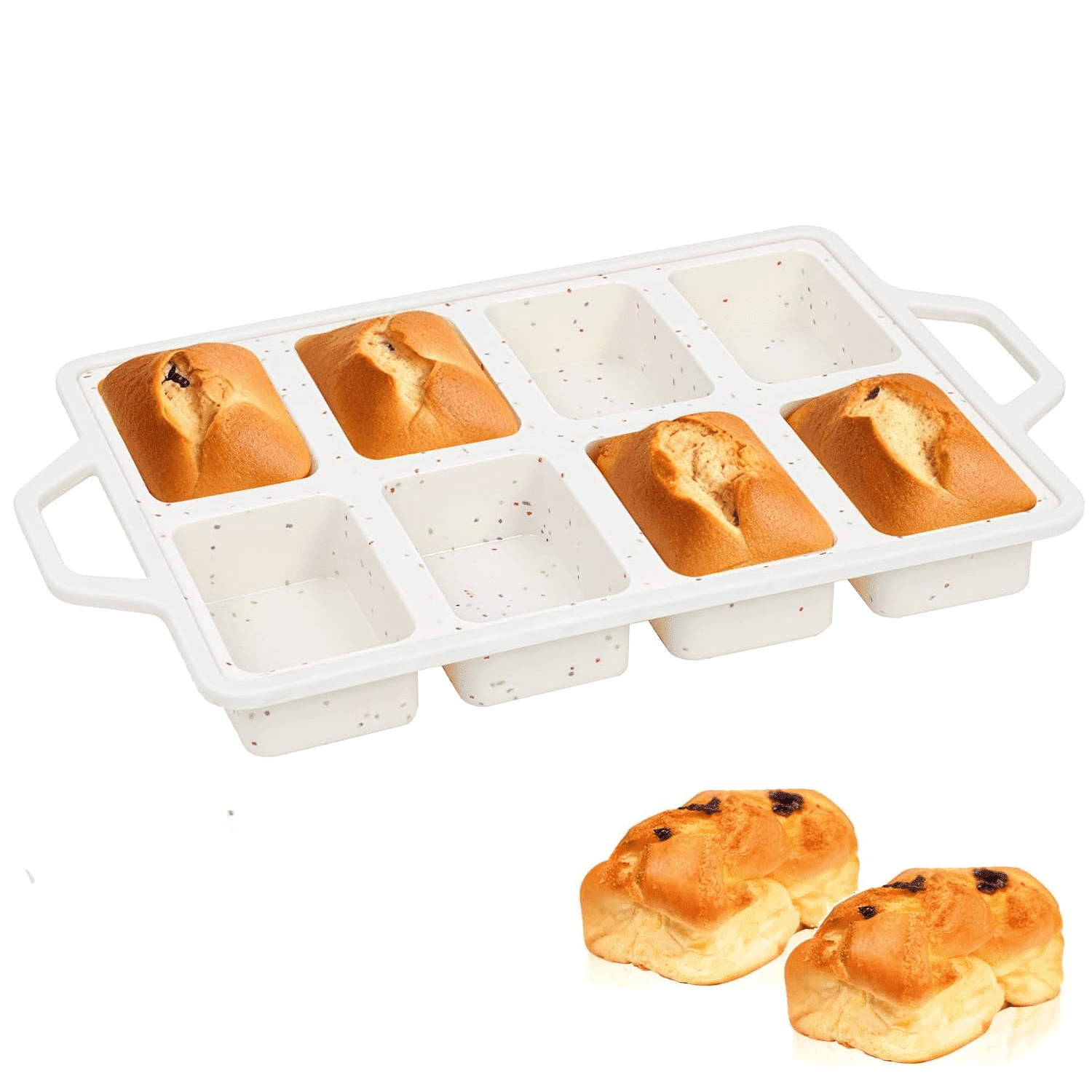 Silicone Mini Bread Loaf Pans Silicone for Baking Bread Pan Set Small ...