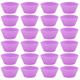 thumbnail image 1 of Silicone Mini Cupcake Holders, Mini Cupcake Liners, Pastry & Dessert Cups, 24 PackPurple, 1 of 5