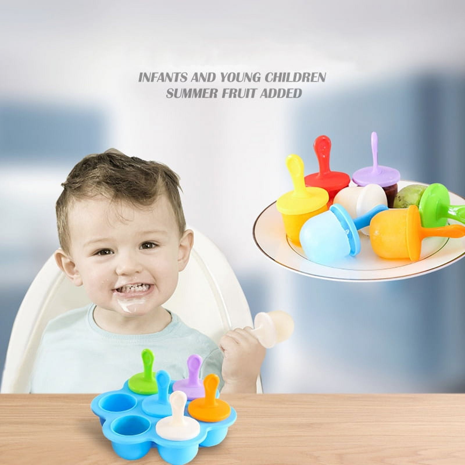 Popsicles Molds,Small Silicone Popsicle Molds For Toddlers,Homemade Frozen  Baby Popsicles Molds For Kids,Popsicle Molds Silicone Bpa Free,Mini Ice Pop