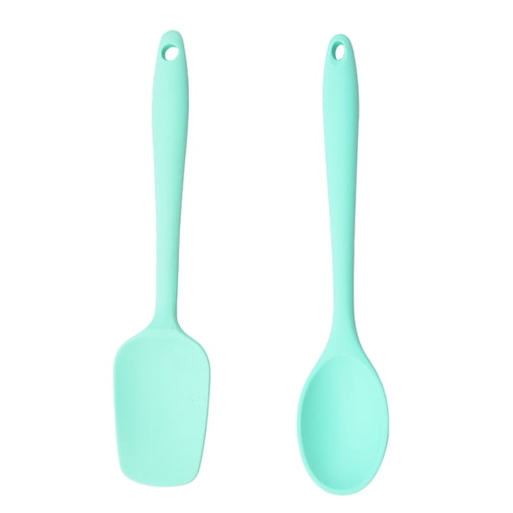 Silicone Mini Kitchen Utensils set of 2 Small kitchen tools Nonstick Cookware with Hanging Hole