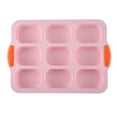 thumbnail image 1 of Silicone Mini Loaf pan-(1PCS) 9 Cavities Bread Pan, Non-stick Silicone Baking Molds for Bread, Cake, Cornbread, Brownie, Mini Sized Cheesecake, 1 of 3