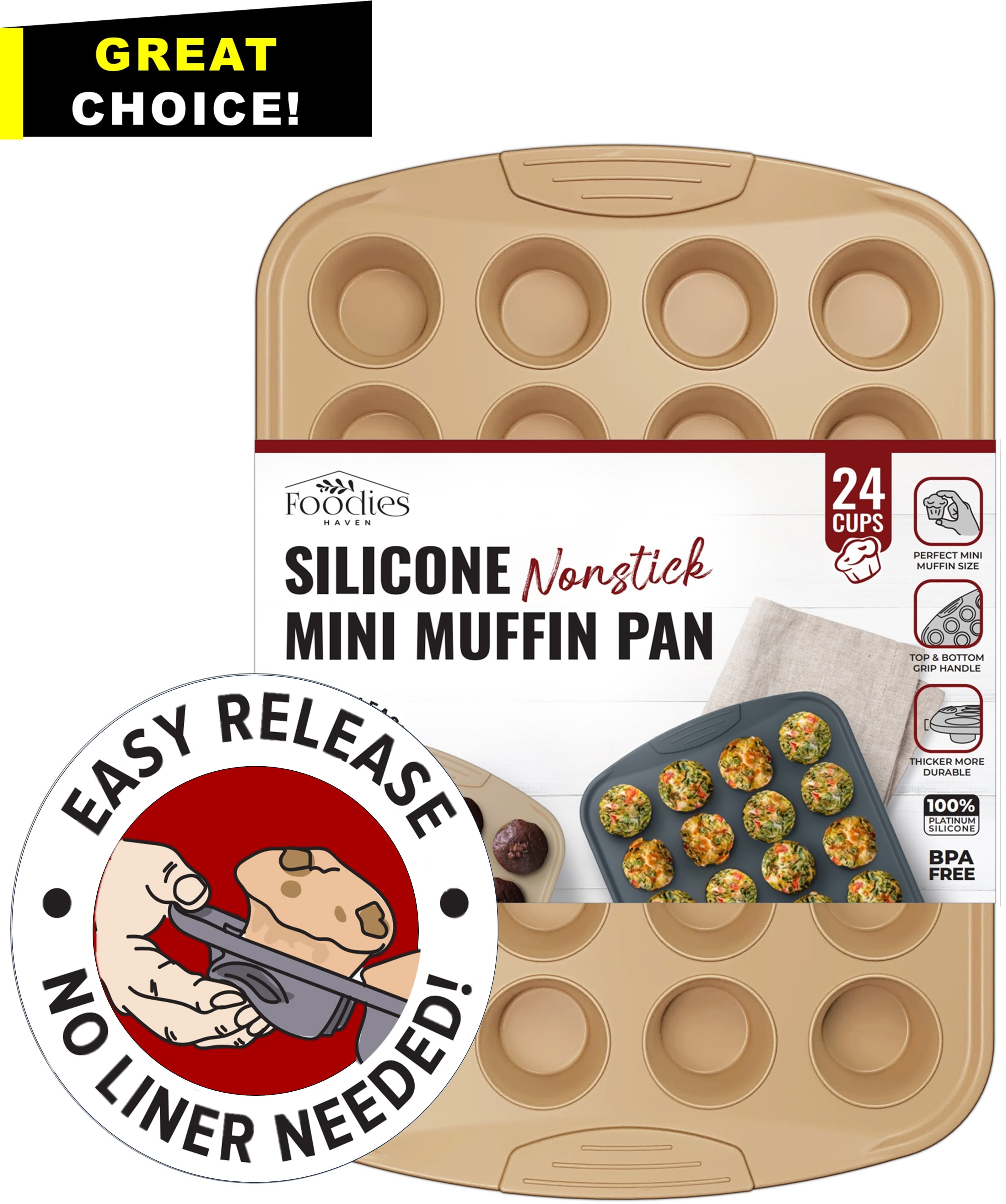 Silicone Cake Mold Round Muffin  Mini Cupcakes Silicone Molds