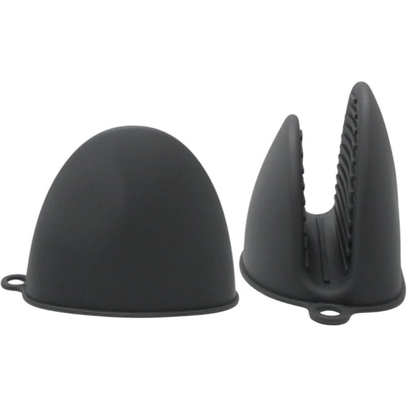 Silicone Mini Oven Mitts - Heat Resistant Silicone Potholders for Kitchen - Mini Pot Pinch Grip for Cooking and Baking - Easy to Maintain - Pack of 2 C9