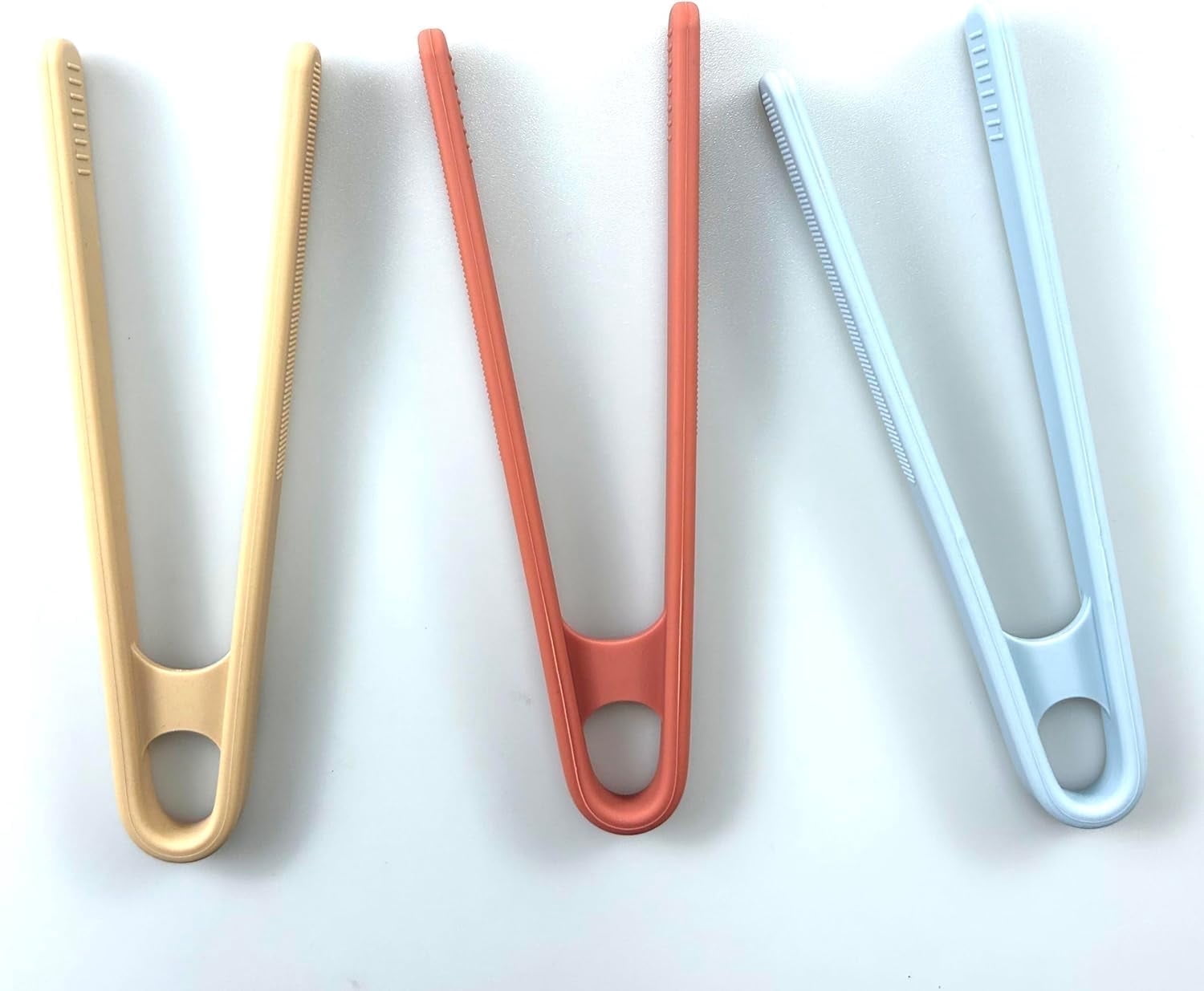 VIET ABEL CRAFTS, Silicone Tongs, Mini, 3 Pack, Small Food Handling ...