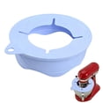 thumbnail image 1 of Silicone Mixing Bowl Protector Splatter Guard, 10 Inch Universal Fit for Stand Mixer Bowls, Reusable Non-Slip Baking Accessory, 1 of 8