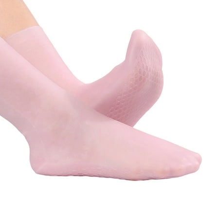 Silicone Moisturizing Socks for Dry Cracked Feet 1 Pair Heel Socks for Men and Women Highly Stretch Foot Care Pedicure