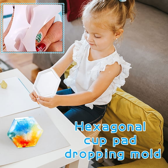 Silicone Mold Clearance Large Resin Resin Hexagon , Resin Molds for Flowers Preservation, Resin Art, Resin Casting, DIY Wedding, Valentine, Anniversary Gift Baking Molds