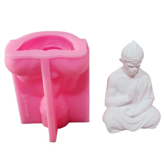 Silicone Mold Crafting Monkey Figurines Easy Demolding Perfect for and Creation