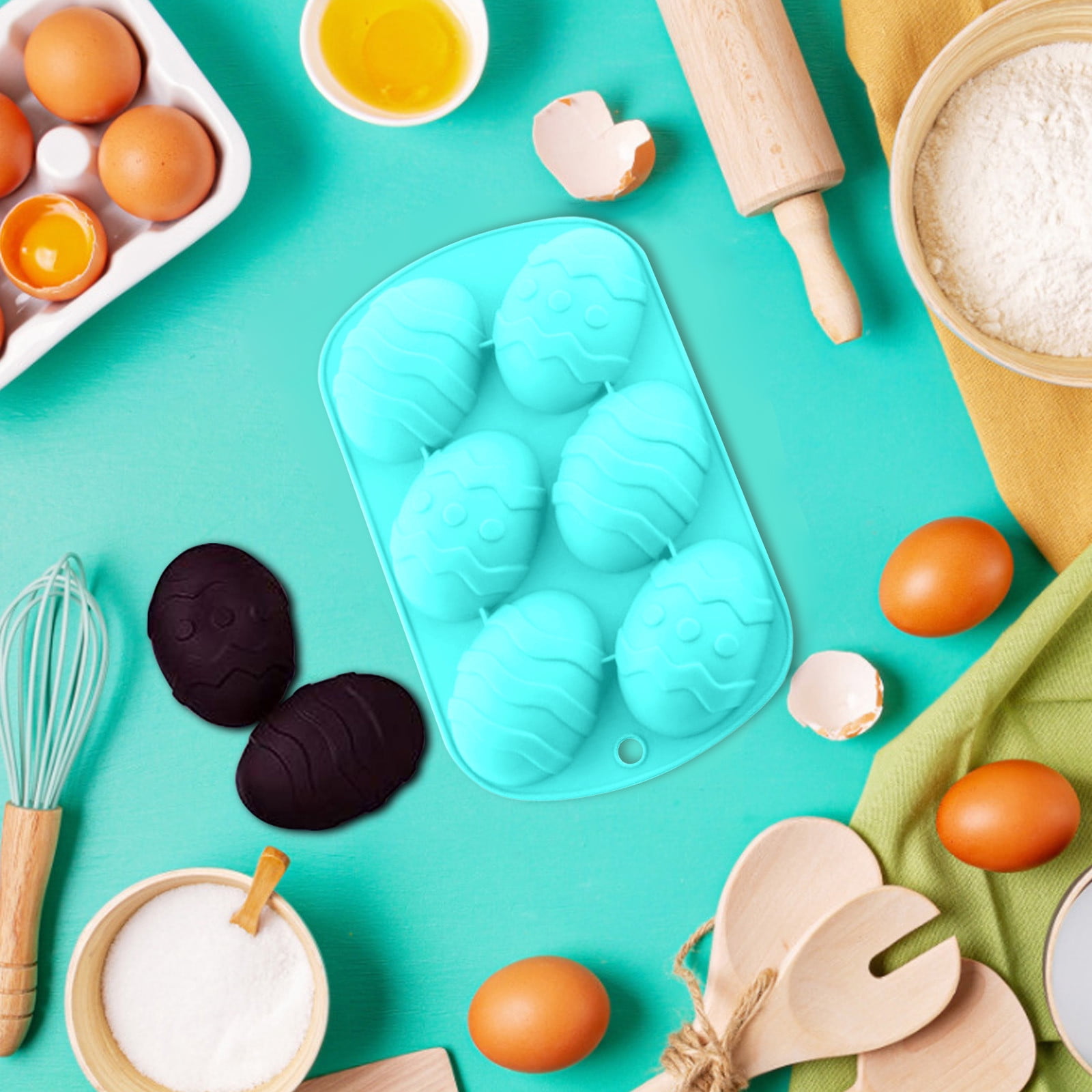 Silicone Mold DIY Dinosaur Eggs Chocolate Mold Kitchen Baking Tools