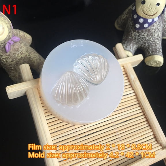 Silicone Mold DIY Shell Starfish Conch Silicone Chocolate Mold Baking Mold Fondant Cake Decorating Tools Clay Resin Art Moulds