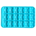 thumbnail image 1 of Silicone Mold,Dog Bone Silicone Ice Cube Tray Mold,Ice Cube Tray,Bone Shape,Food-Grade Platinum Silicone for Candy,Resin Crafts,Fondant & Baking,Dishwasher Safe,Non-Stick Flexible,18-Cavity,Blue, 1 of 9