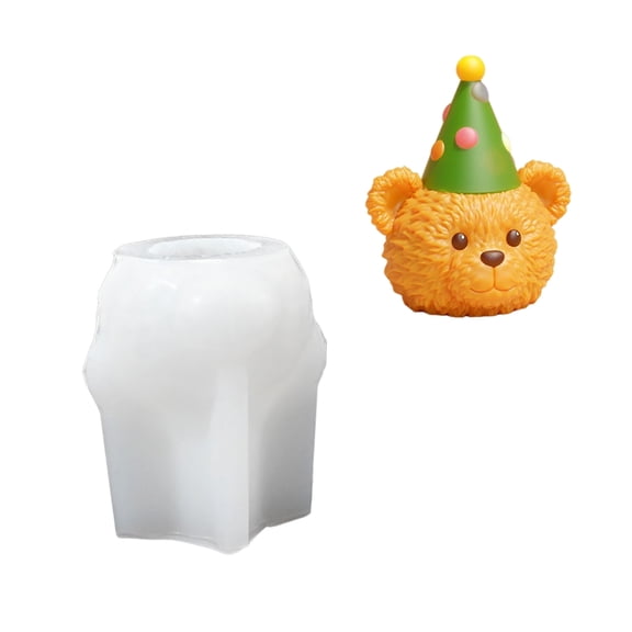 Silicone Mold Easy Demolding Molds Bear Jewelry Making Suitable for Handmade Lovers to Create Decorations