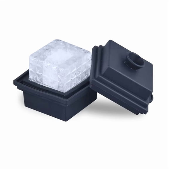 Silicone Mold - Large Crystal Clear Ice Blocks for Whiskey & Cocktails, 1-Pack OPP Bag
