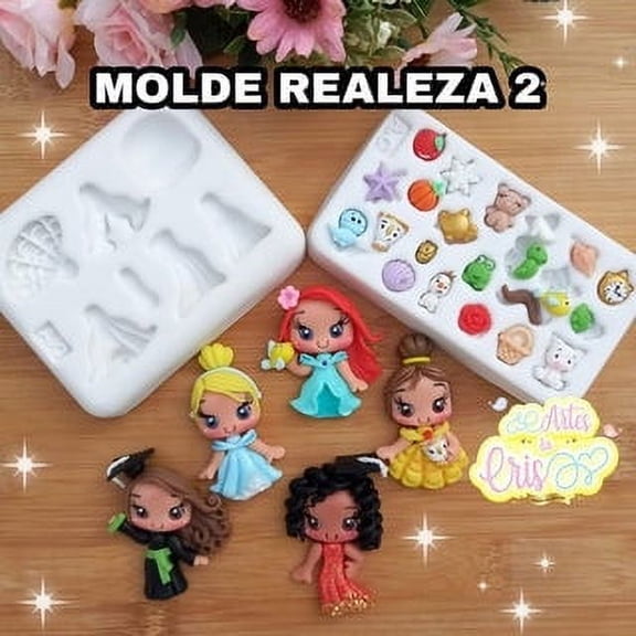 Silicone Mold Realeza 2 - Royalty 2 Collection Artes da Cris