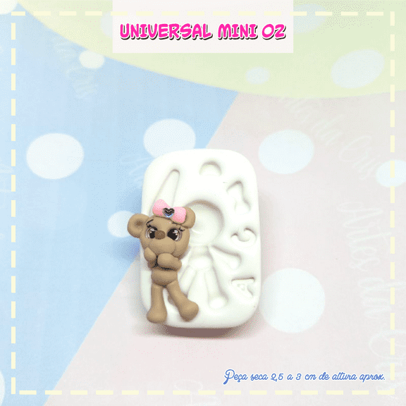 Silicone Mold Universal Mini 02 Collection  Artes da Cris