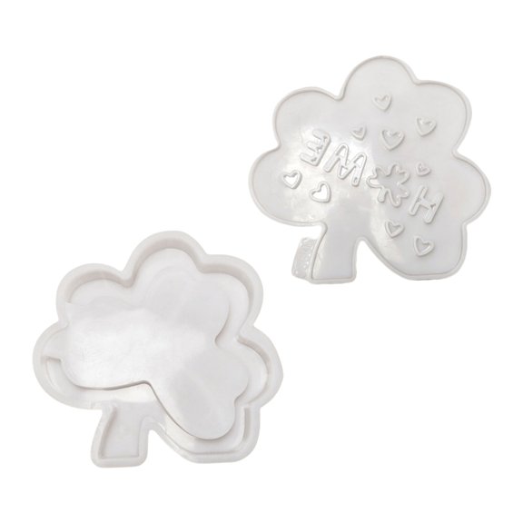 Silicone Mold for Creating Artistic Hollow Clovers Lighting Box Holder Home Decorations Crafting