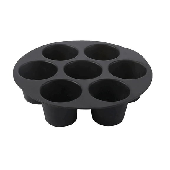 Silicone Molds 7 Cups Eg g B ite Pudding Mould Bakeware Round Cup Cake Pan