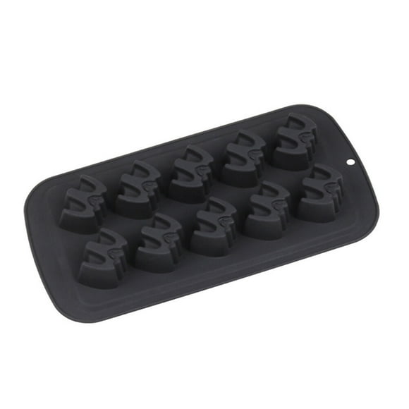 Clispeed Bat Shape Silicone Baking Tool 1Pack 7.9 x 4.3 x 0.8In Chocolate Moulds
