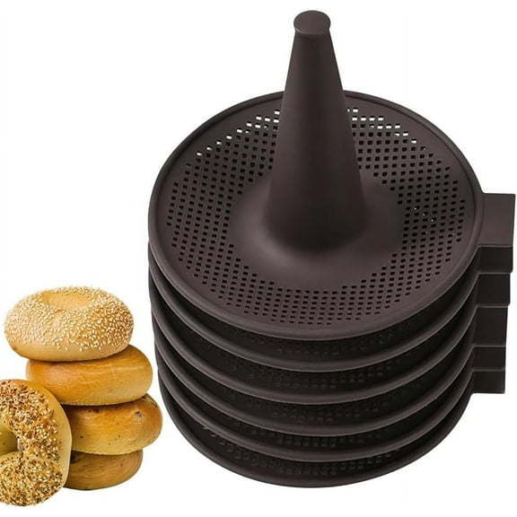 Silicone Molds,Donut Mold for Baking,Donut Pans Set,6 Pieces Pastry Molds for Bagel and Doug Hnut Cake Pans Easy Install Easy to Use