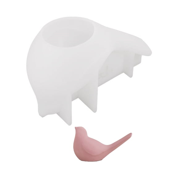 Silicone Molds Figurine Moulds Bird Shape Resin Project Moulds Silicone Texture Suitable for Hand-Making