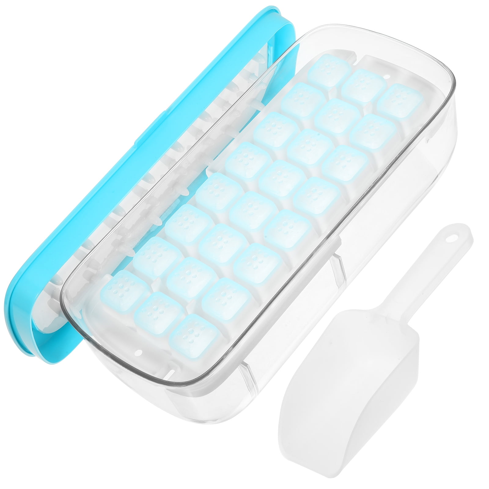 Silicone Molds Ice Cubes Molds Ice Cube Holder Ice Tray with Lid ...