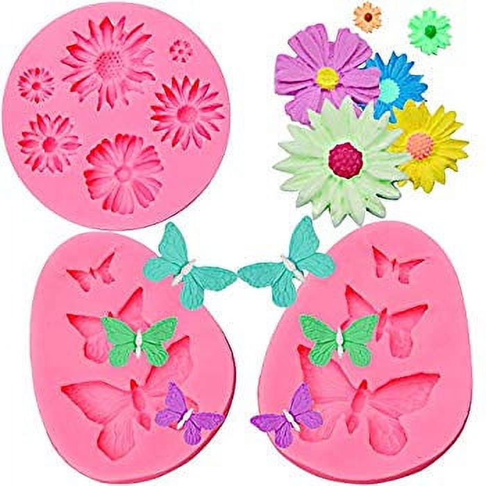  2pcs Silicone Leaf Fondant Mold 3D Leaves Shape Moulds Cake  Baking Mould DIY Craft Decorating Tools for Polymer Clay Sugar Soap by  RuiChy : Arts, Crafts & Sewing